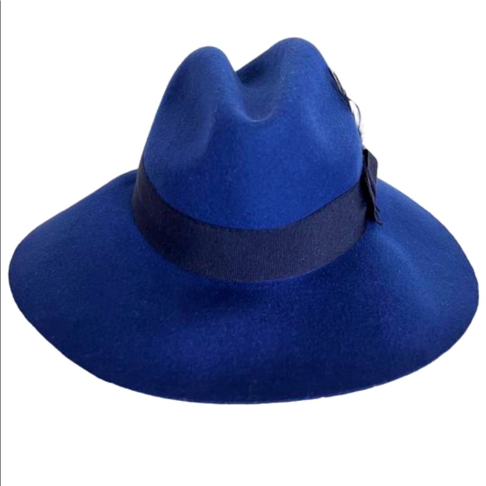 Helene Berman London Navy Wool Woman’s Hat